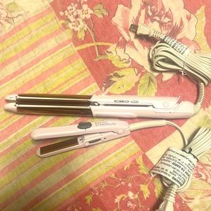 Limited Edition Babyliss Pro Titanium set (2 irons)